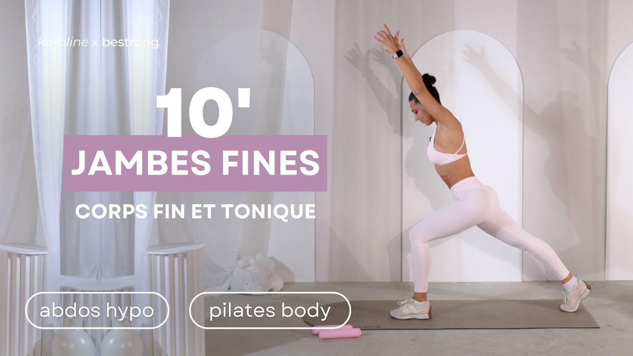 JAMBES TONIQUES -  PILATES BODY en 10 min - Be That Fit Girl