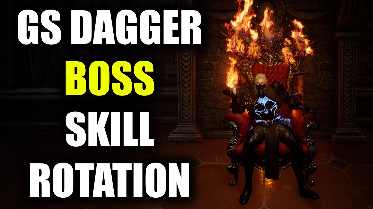 Throne and Liberty GS Dagger Boss Skill Rotation, Gear, Stats and Tips