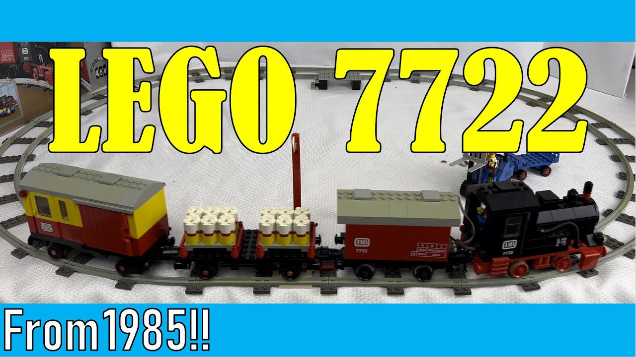 Lego 7722 Steam Cargo Train from 1985