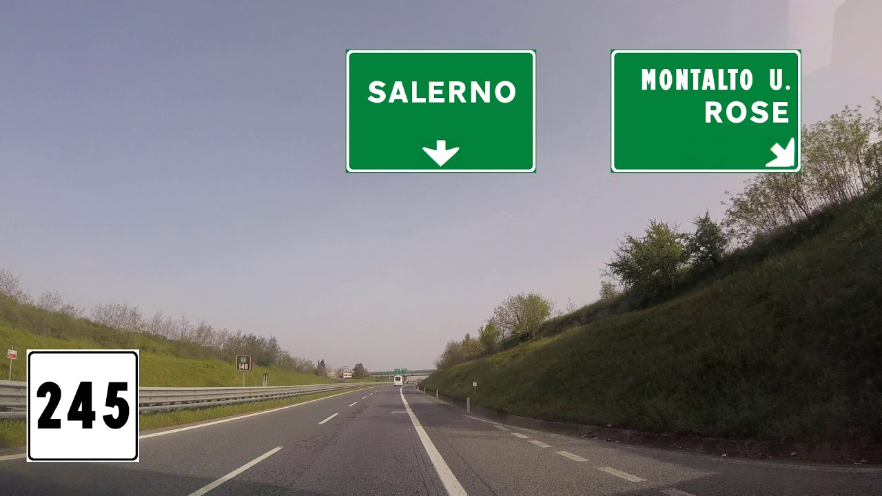 I - Autostrada A2 - Tratto ammodernato Cosenza-AdS Tarsia est