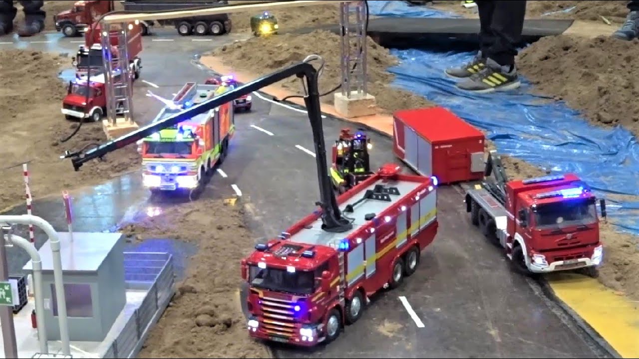 RC Feuerwehr Modelle im Großeinsatz | Modell Hobby Spiel Leipzig 2021