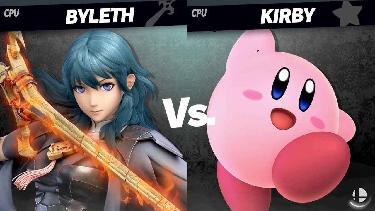 Super Smash Bros. Ultimate - Byleth F vs Kirby