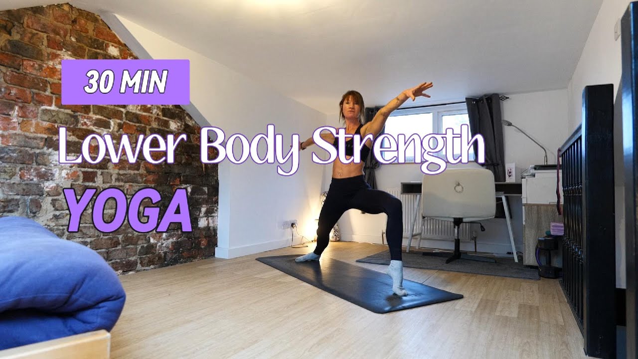 Strong Knees, Strong Legs | Lower Body Strength Yoga Workout