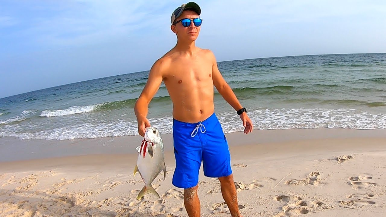 Reality of Summertime Surf Fishing - We Saw TARPON Rolling in the Surf