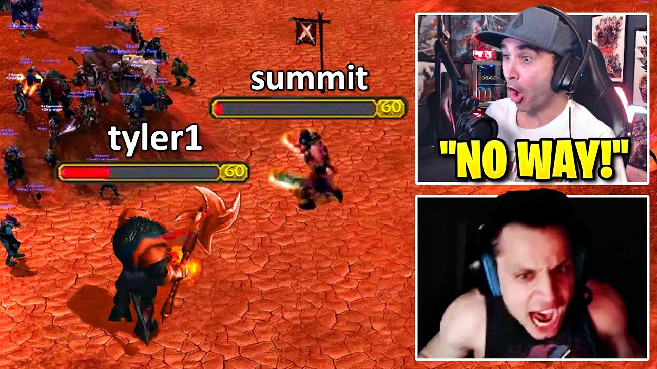Summit1g vs Tyler1 Duel in WoW | OnlyFangs