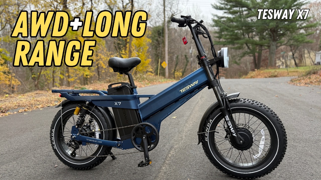 💪 POWER and RANGE!⚡️Tesway X7 AWD Long Range Ebike