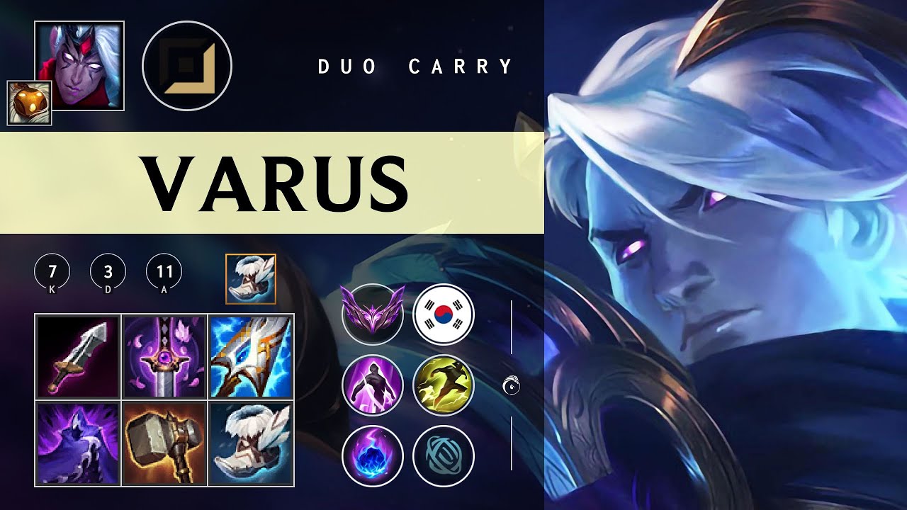 Varus ADC vs Ashe - KR Master Patch 26.01
