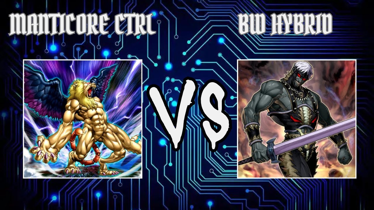 Mamezuku Rai(Manticore Control) vs DuckTracey(BW Hybrid) | Yugioh Edison Format | Dueling Book