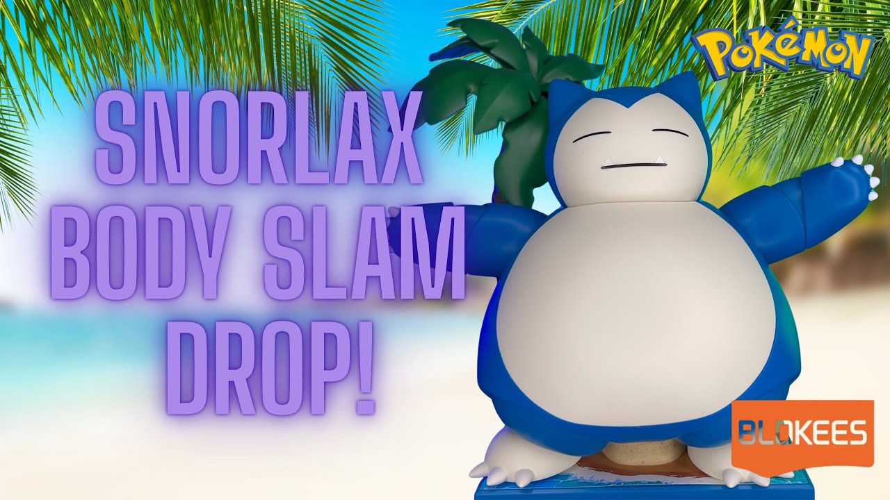 Unboxing & Review: Blokees Snorlax - Pokémon Build Unleashed! #Snorlax #Blokees