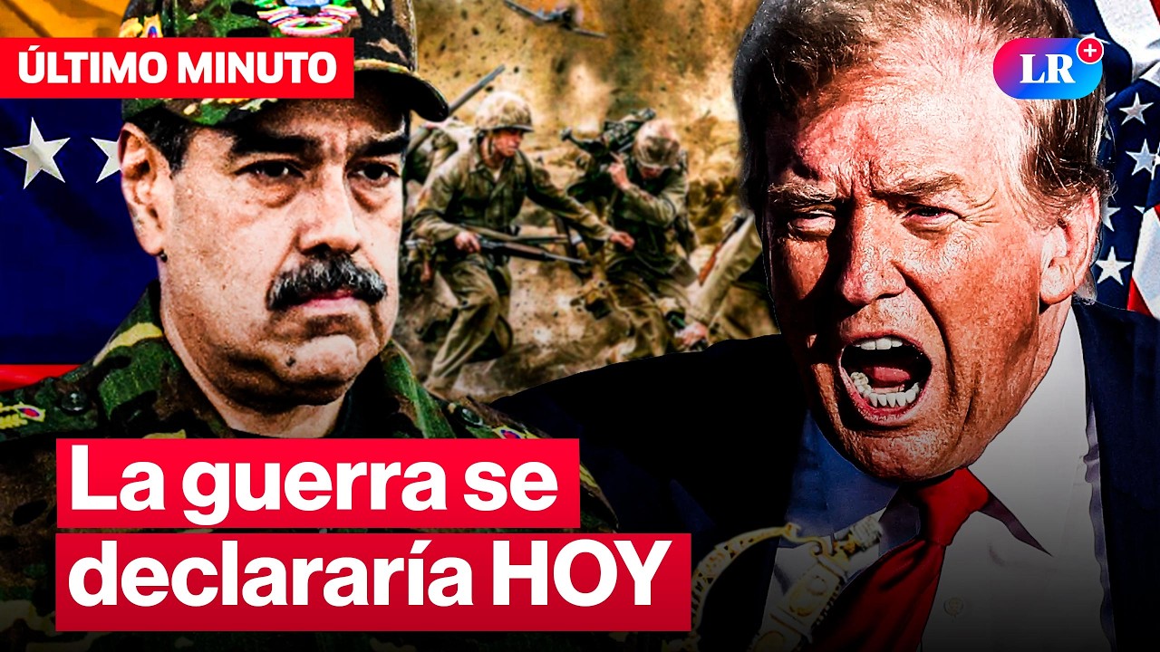 🔴 &Uacute;LTIMAHORA: TRUMP le declarar&iacute;a la guerra a VENEZUELA este mi&eacute;rcoles, seg&uacute;n periodista | #LR
