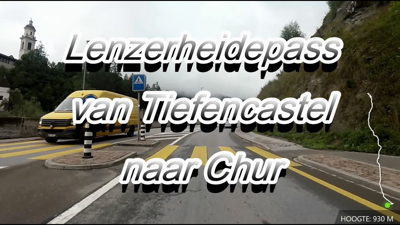 Lenzerheidepass van Tiefencastel naar Chur Honda Varadero XL 1000 2021