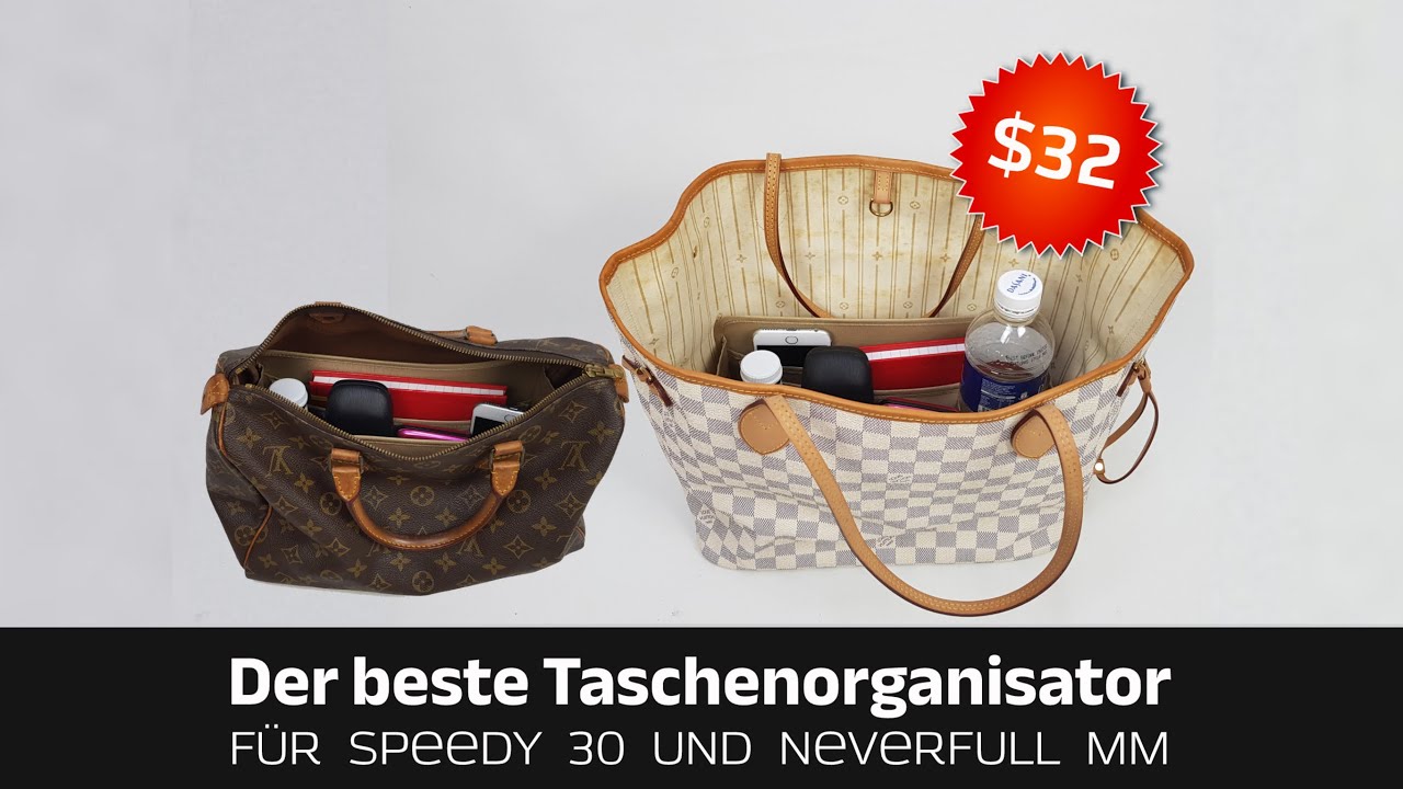 Bester Taschenorganizer f&uuml;r Louis Vuitton Speedy 30 und Neverfull MM