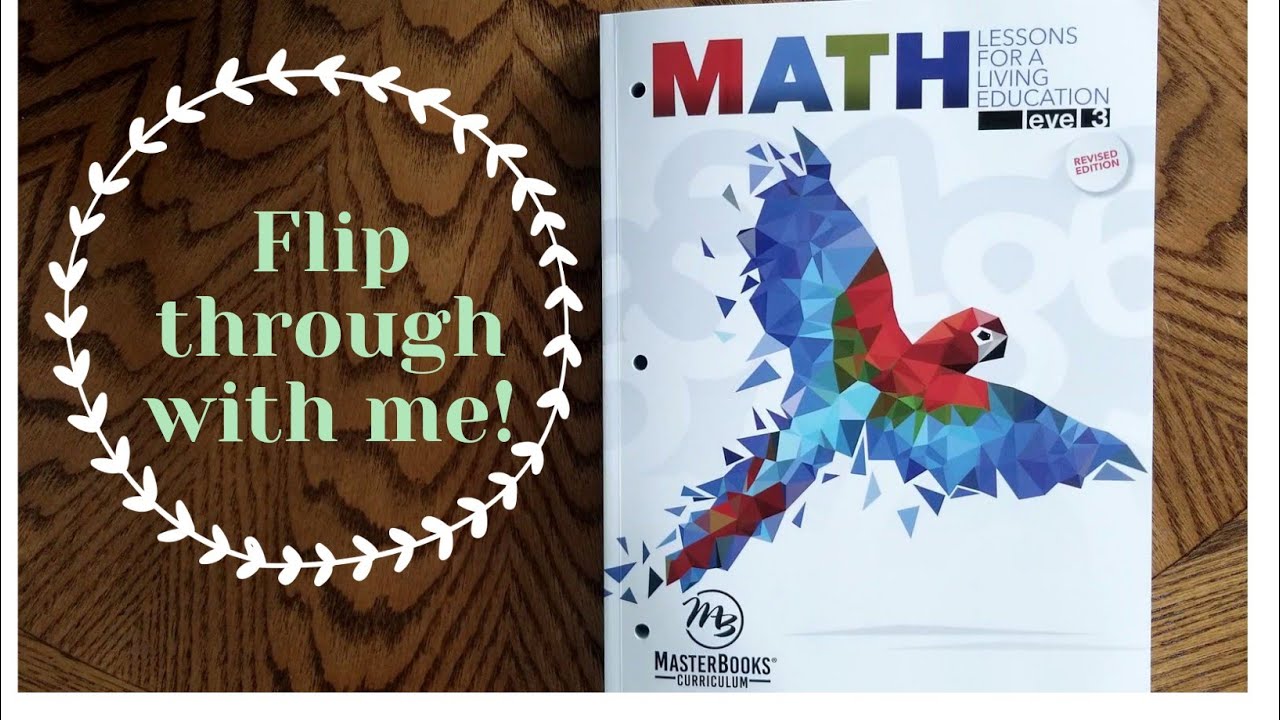 Masterbooks Curriculum- Level 3 Math Lessons for a Living Education