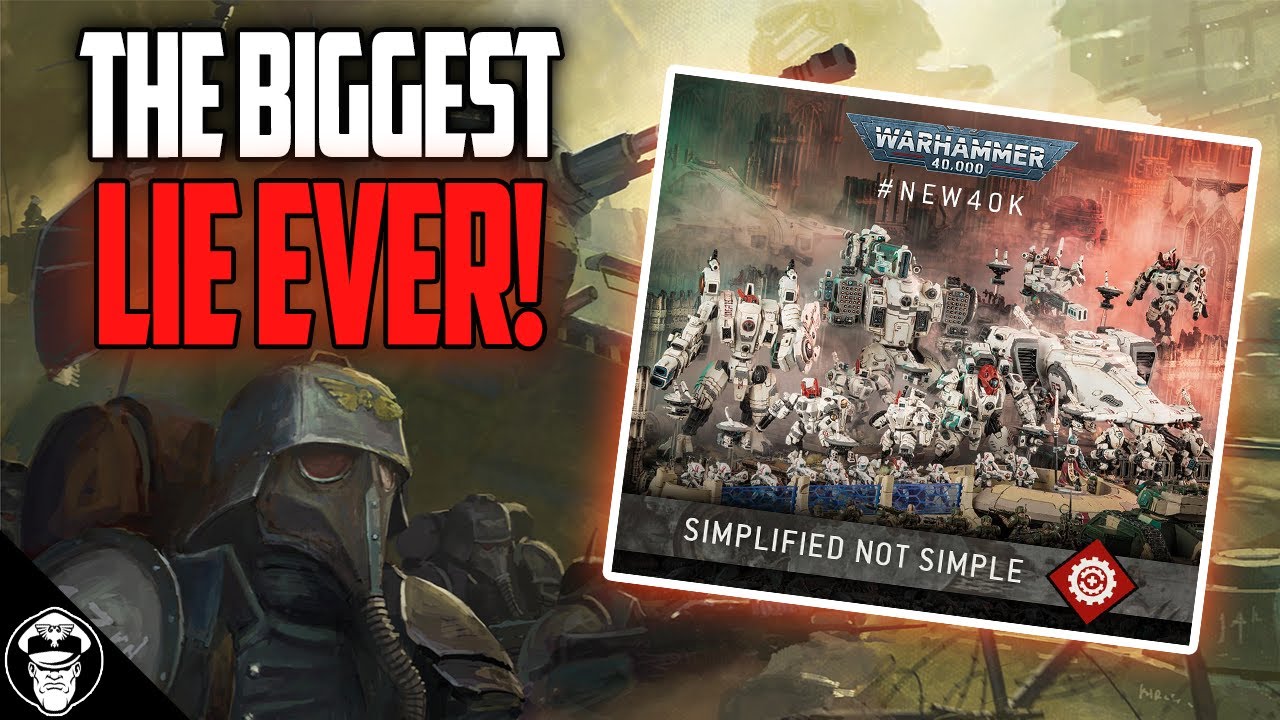 «Упрощённо, а не просто» — большая ложь, в которую мы все поверили! | Warhammer 40,000