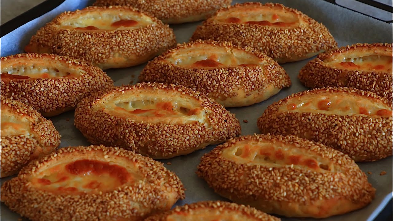 Katı Yağ Yok❗️1 Bardak Sıvıyağ ile🤩 MAYASIZ Kıyır Kıyır Kaşarlı Simit Poğaça Tarifi