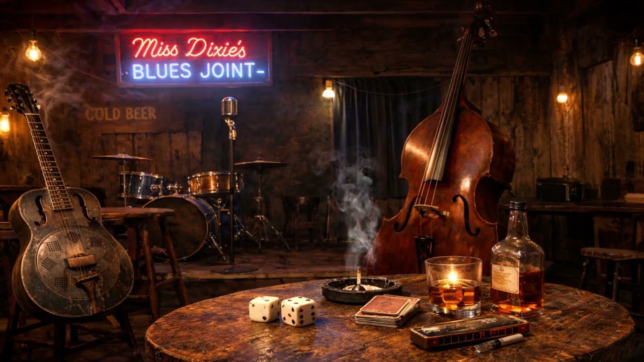 Miss Dixie's Blues Joint (Raw Southern Delta Blues Style)