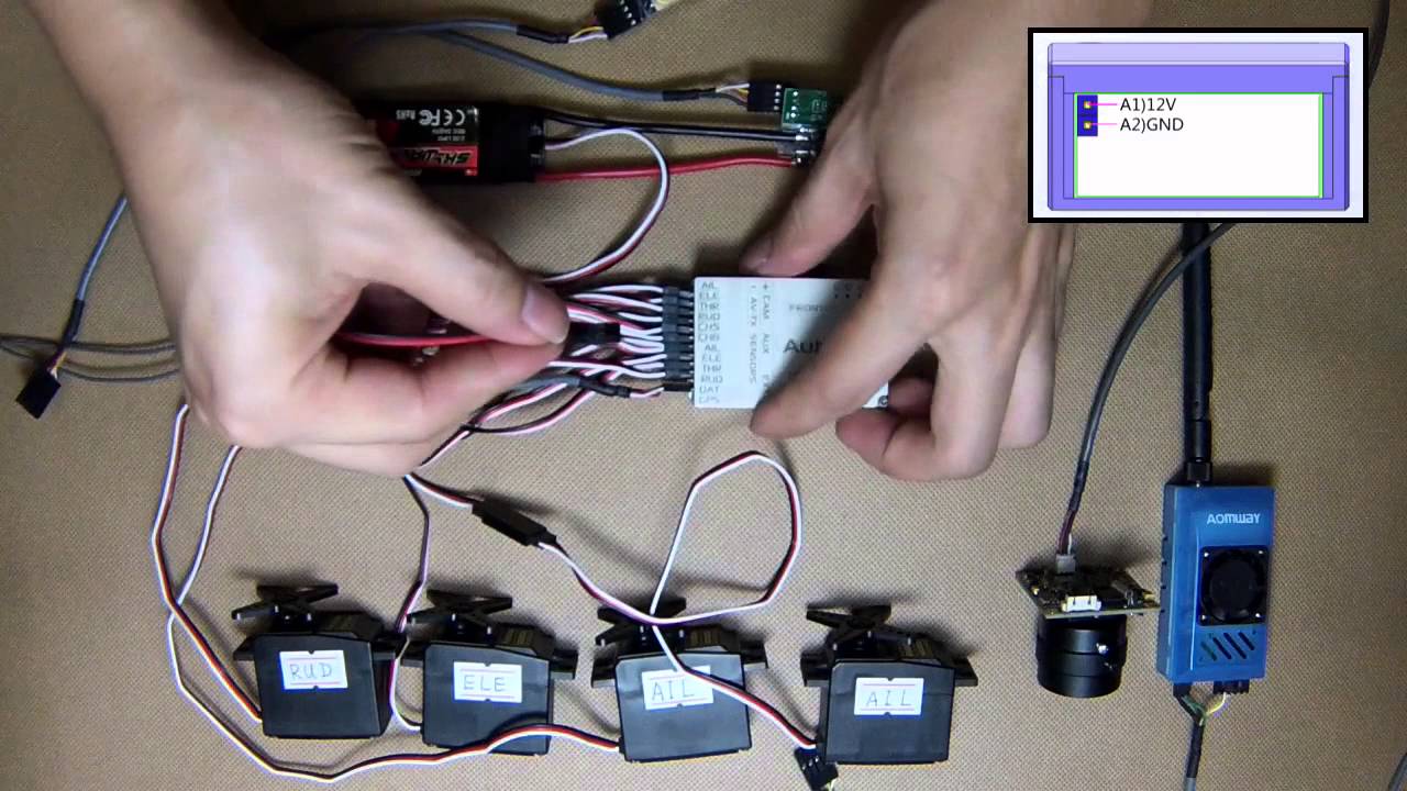MyFlyDream AutoPilot Wiring and firmware update