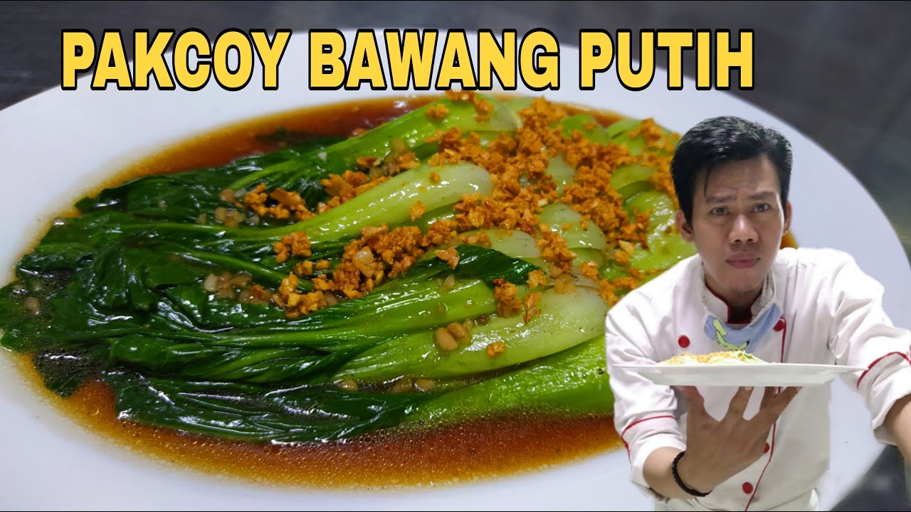 Pakcoy bawang putih | style Chinese food || ala nanang kitchen