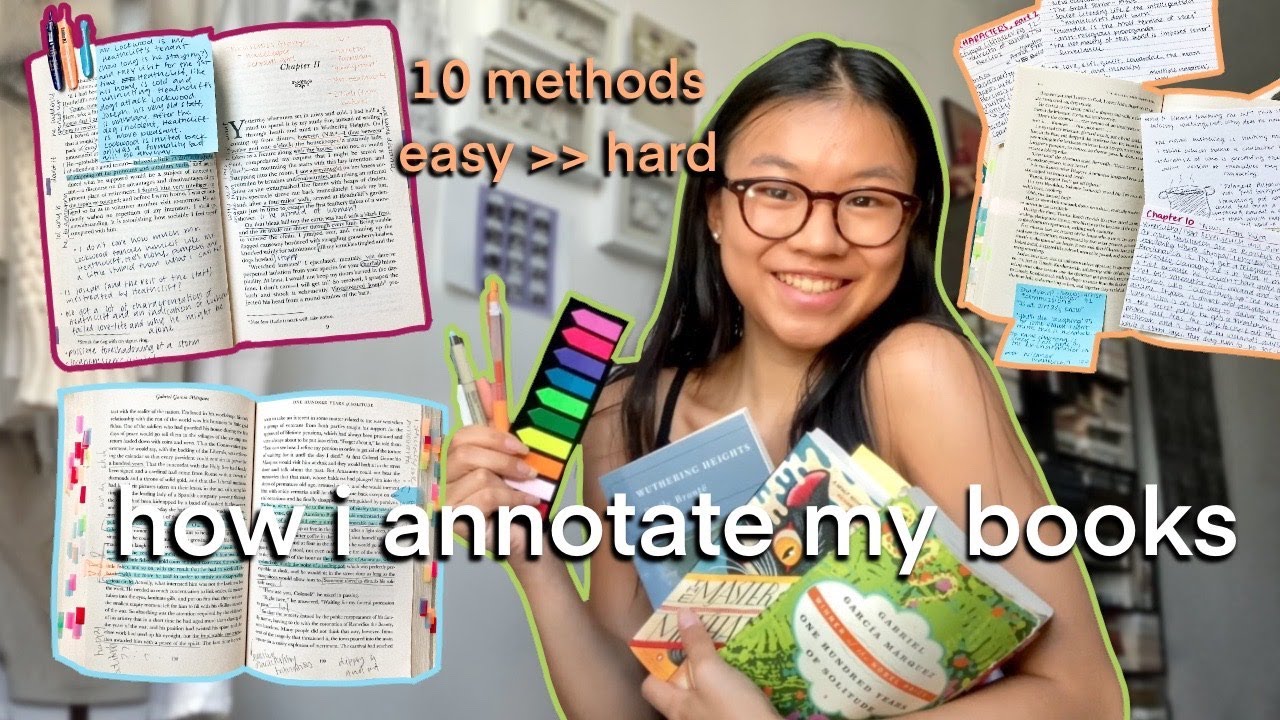 a realistic guide to book annotation | 10 ways to annotate your books