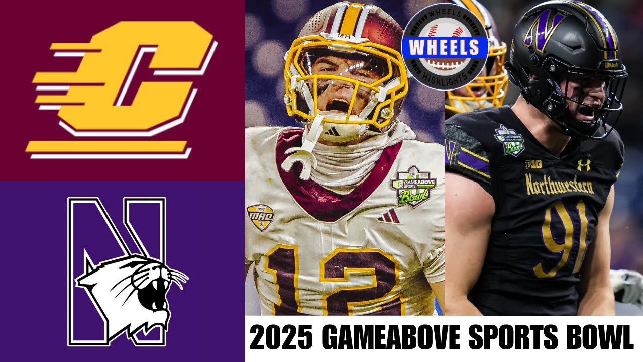 Central Michigan vs Northwestern | GameAbove Sports Bowl | 2025 College Football Highlights
