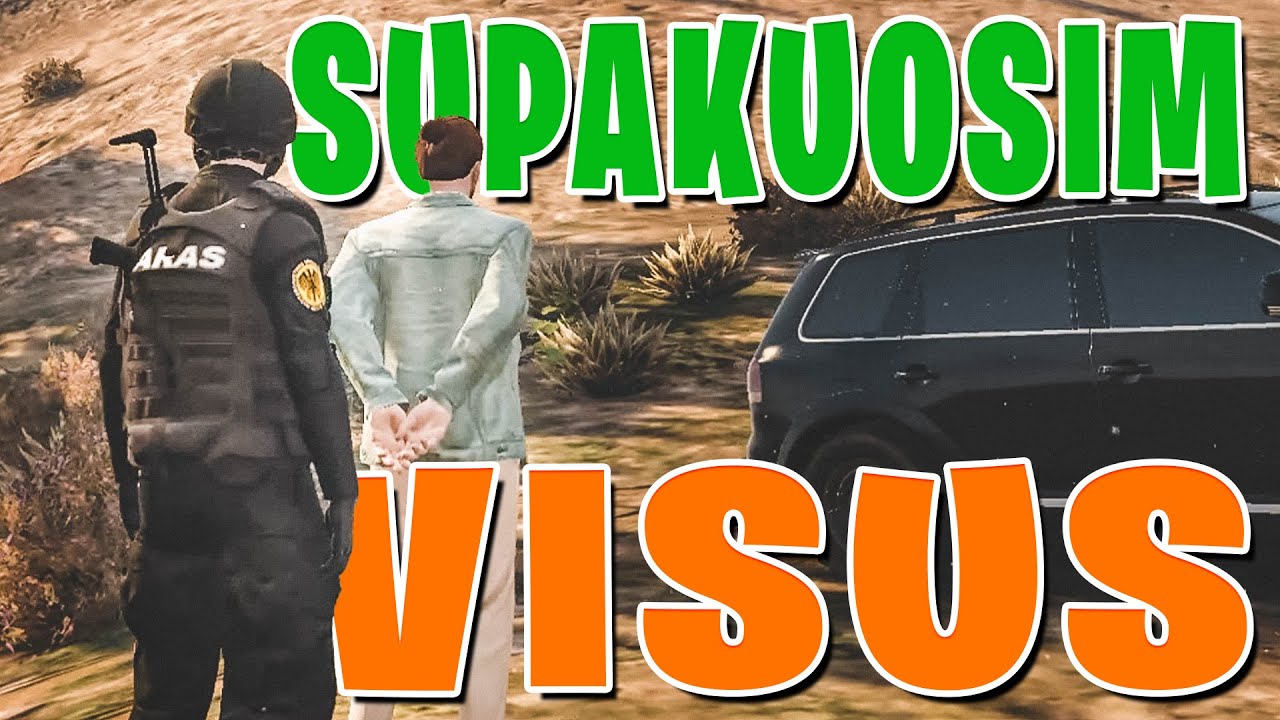 ARAS pakuoja ir šnioja!!! // GTA Role Play // S01E28