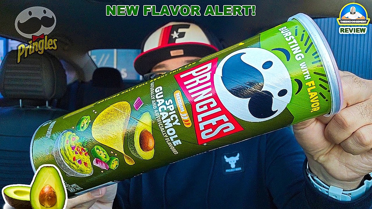 Обзор чипсов Pringles&reg; Spicy Guacamole! 🥑🥔 | Острый ли это вкус? | theendorsement