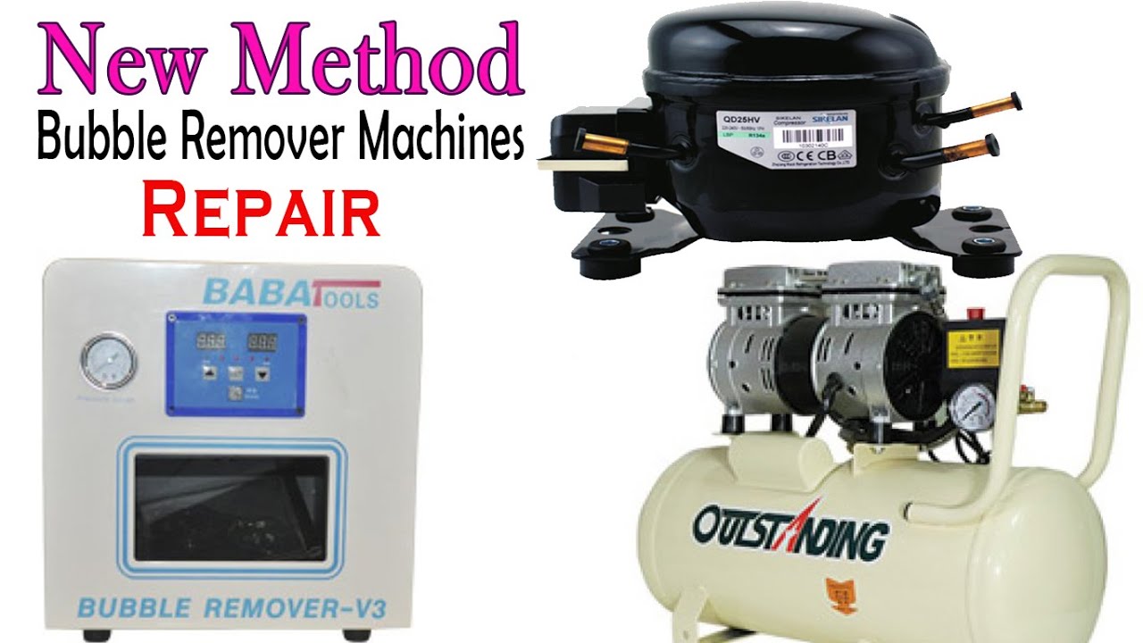 Compressor Repair of Air Bubble Remover Machine