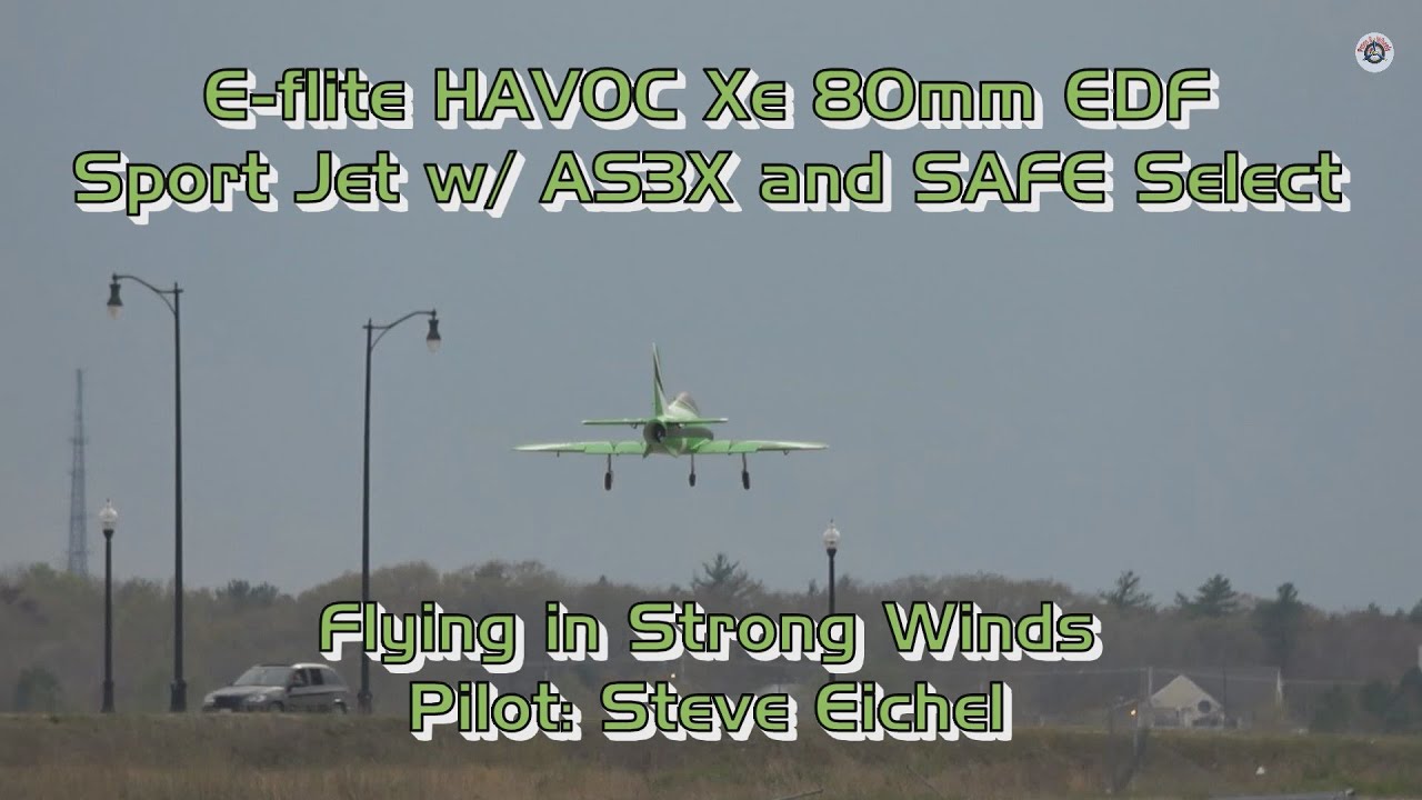 E-flite HAVOC Xe 80mm EDF Sport Jet - Flying in Strong Winds