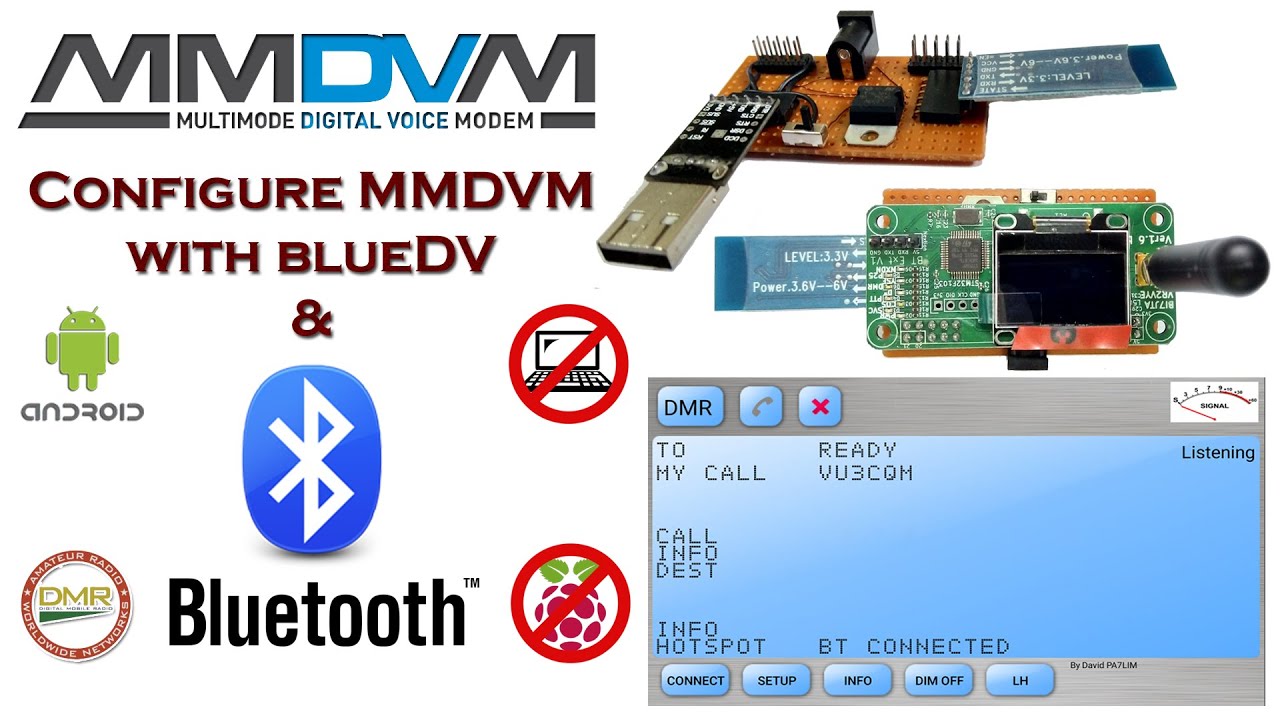 Configure MMDVM with Bluetooth and BlueDV