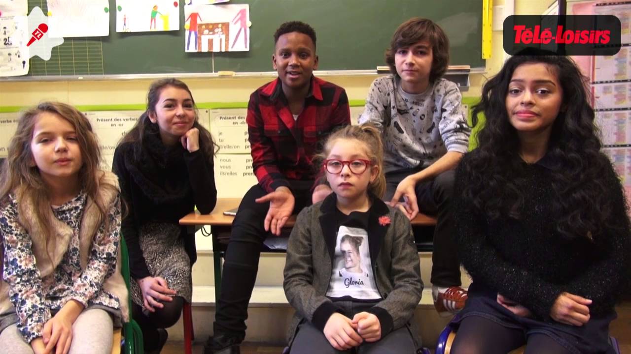 Reportage dans une école avec les Kids United