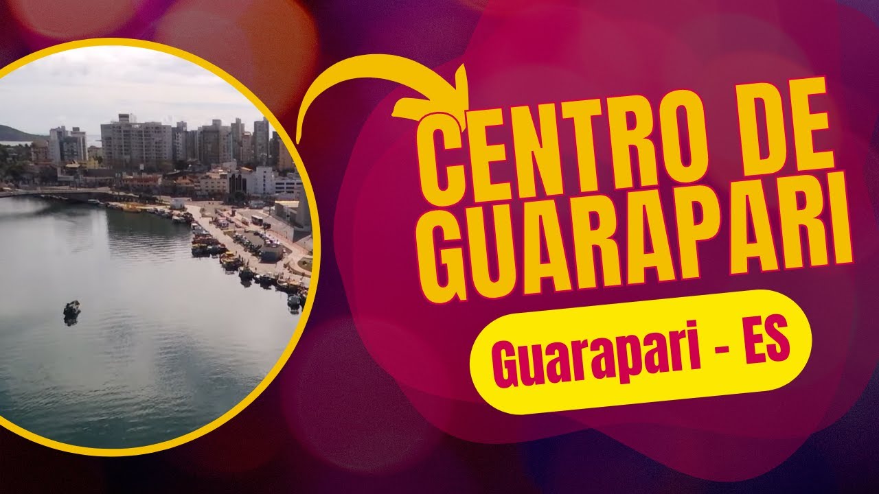 Centro de Guarapari Visto de Cima (Praias das Castanheiras, Praia da Areia Preta, Canal)