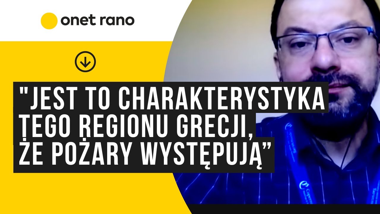 Synoptyk, IMGW-PIB: to jest charakterystyka tego regionu w Grecji, że pożary występują
