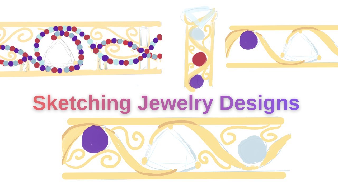 How I Digitally Sketch My Jewelry Designs  