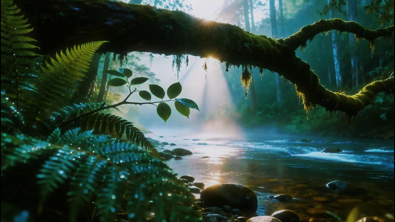 Forest Ambience | Birds Singing & Beautiful Stream Sounds for Peaceful Sleep,Deep Rest,Medicine ASMR