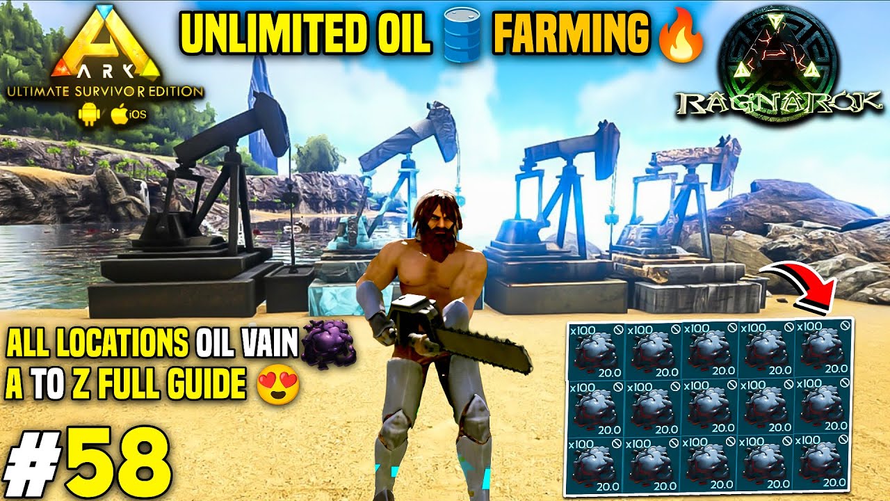 UNLIMITED OIL 🛢️ FARMING ARK UNLIMITED MOBILE EDITION REGANAROK #58