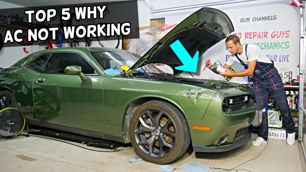 TOP 5 WHY AC DOES NOT WORK ON DODGE CHALLENGER, AIR CONDITIONER NOT WORKING