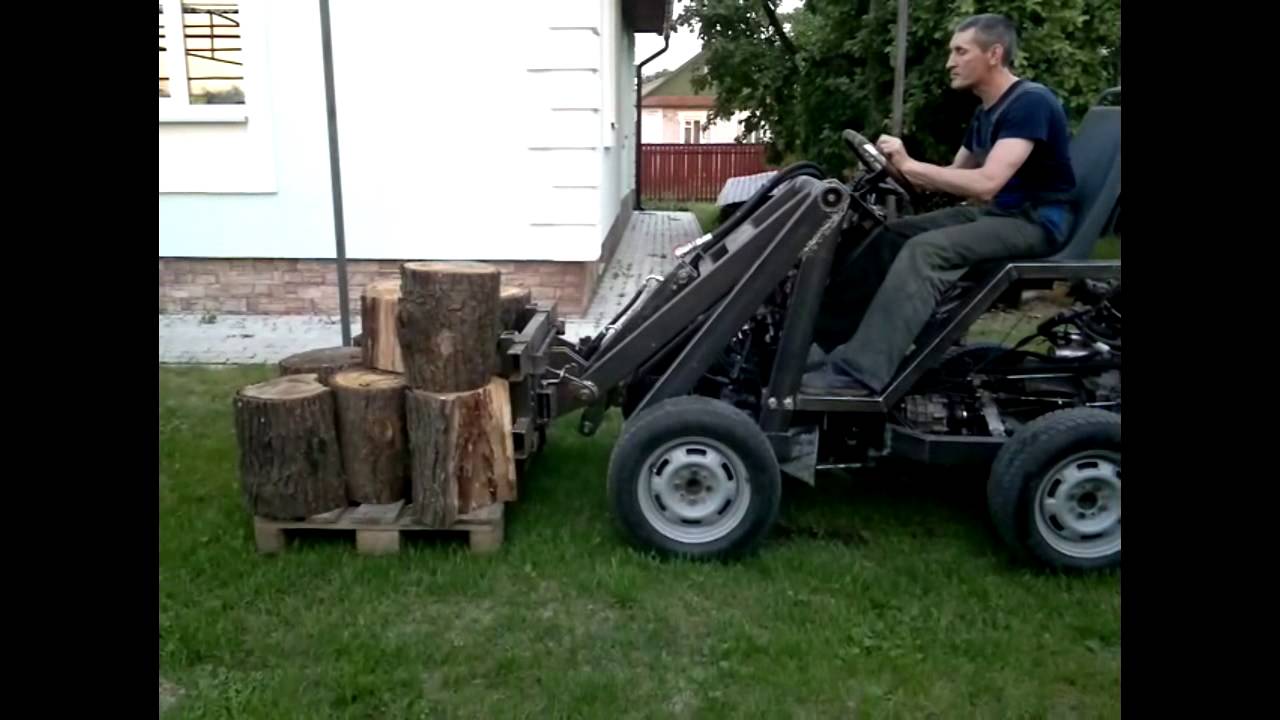 функциональный трактор -погрузчик