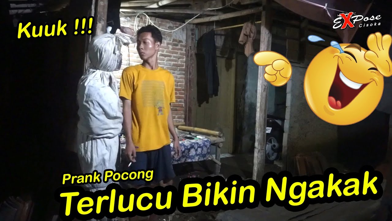 Prank Pocong Terlucu Bikin Ngakak Expose Cisoka !!! Yang Nongkrong Jadi Terbirit birit