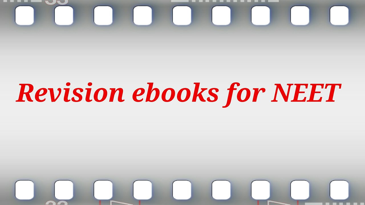 NEET revision ebook for 2018/ tarang academy