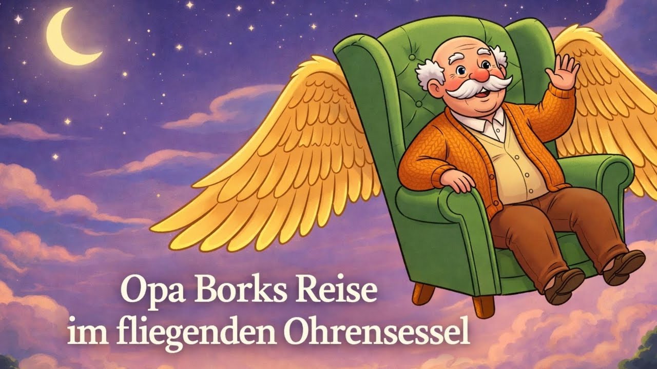 Wohin geht Opa Borks reise? / Ruhige Gute-Nacht-Geschichte für Kleinkinder