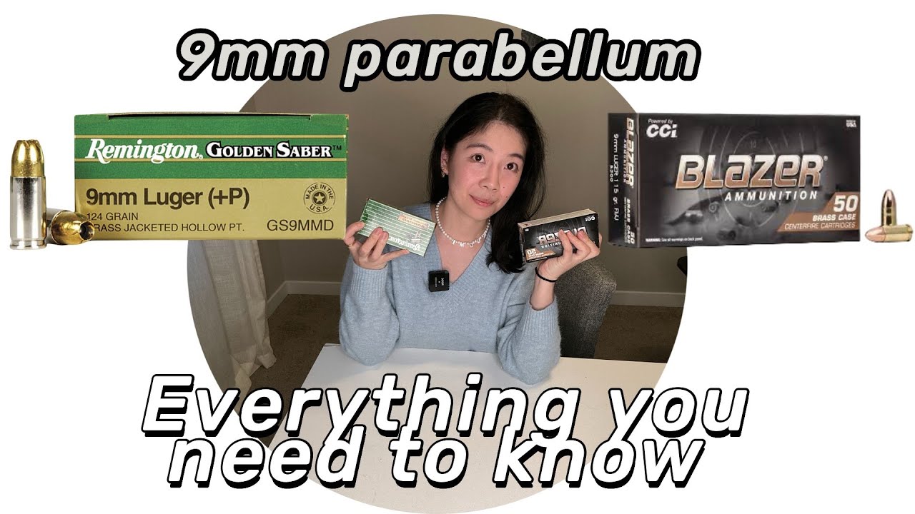新手买子弹须知｜认识9mm｜ 子弹是如何工作的｜自我保护手枪初学者必看｜忽略子弹是不可以的｜看好此视频让你的男神刮目相看｜恋爱技巧｜北美枪击案｜北美自我保护｜女性安全