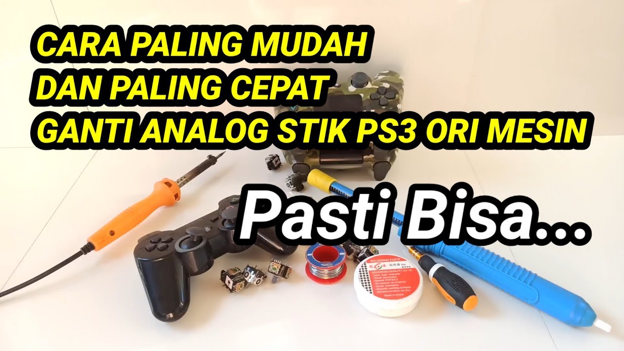 CARA GANTI ANALOG STIK PS3 ORI MESIN