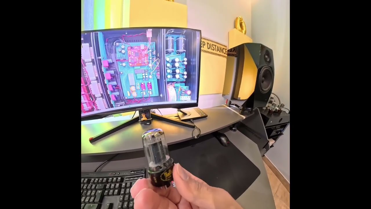 6SN7 Raytheon for Baldwin Piano (unboxing)-Scan Speak Reference S.E. on 211-Stage 4 (upgrade 6SN7)