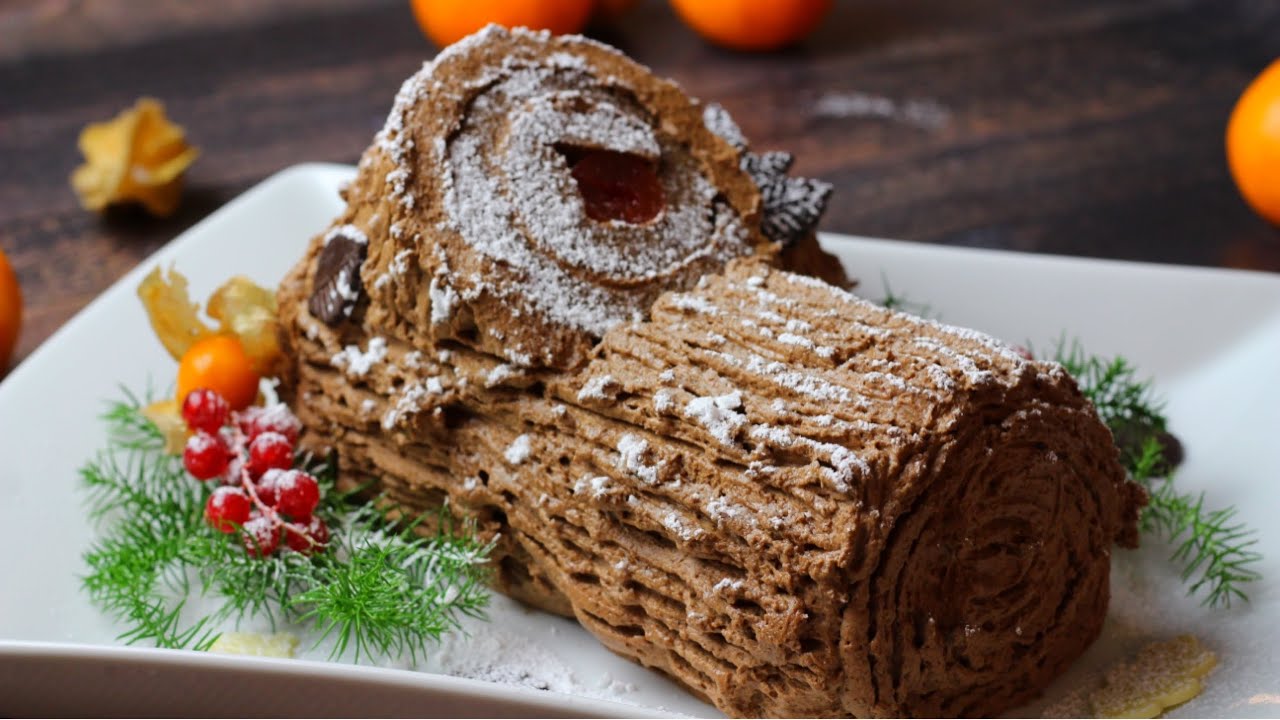 Bánh Khúc Cây - Buche De Noel - Món bánh thật ngon cho tiệc Giáng Sinh 🎄