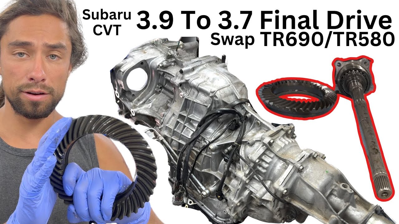 УСПЕШНАЯ замена кольца и шестерни вариатора Subaru