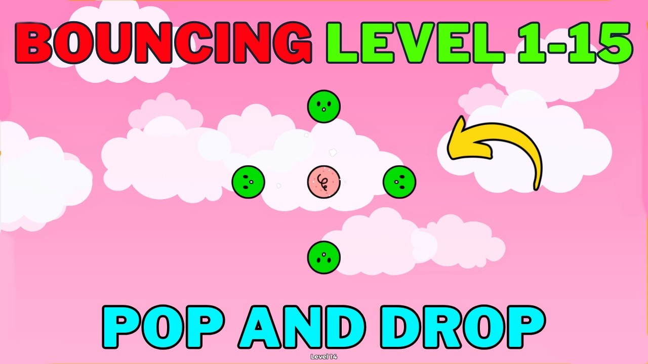 Roblox Pop and Drop Bouncing Pack Full Walkthrough (Level 1-15) (Full Guide)