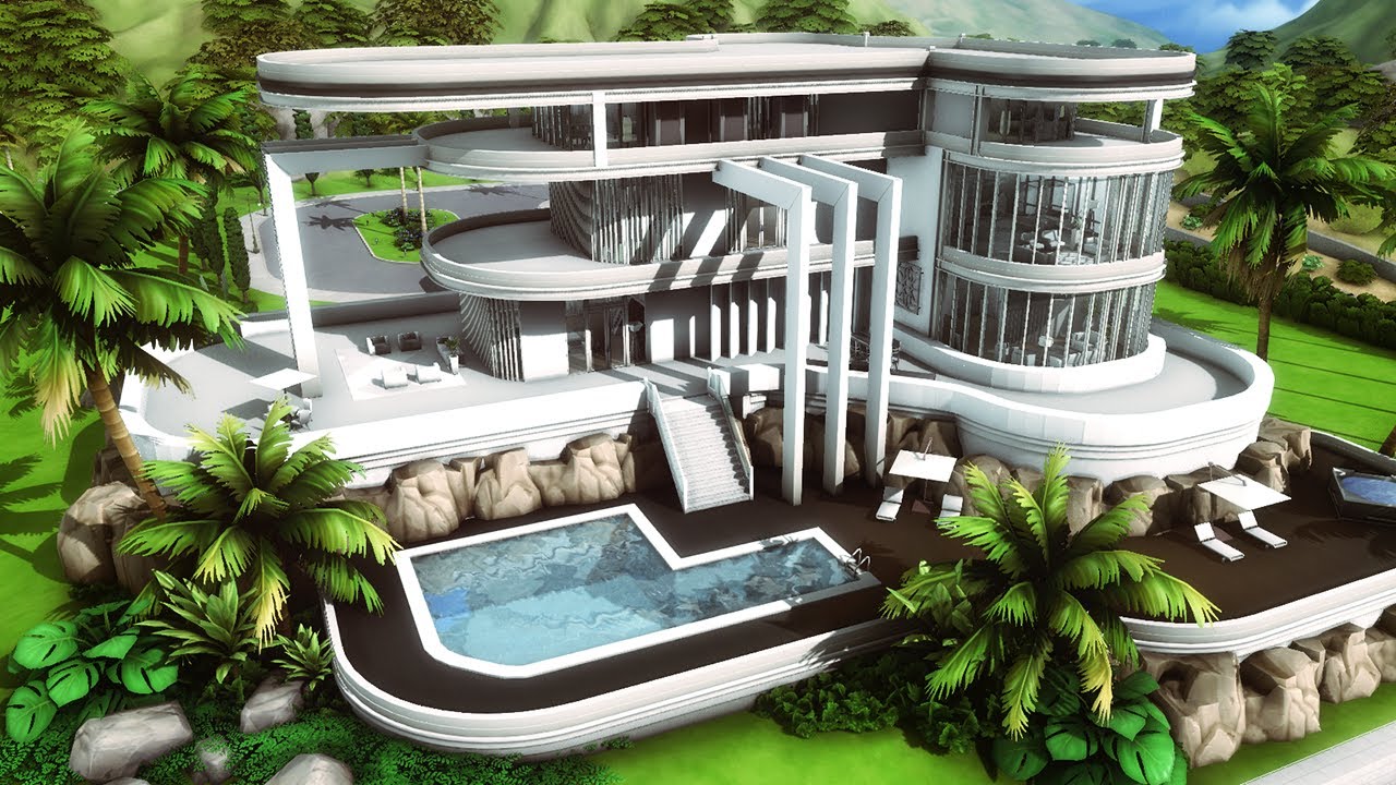 MEGA MANSÃO MODERNA (+ DE $600.000) - The Sims 4 Speed Build