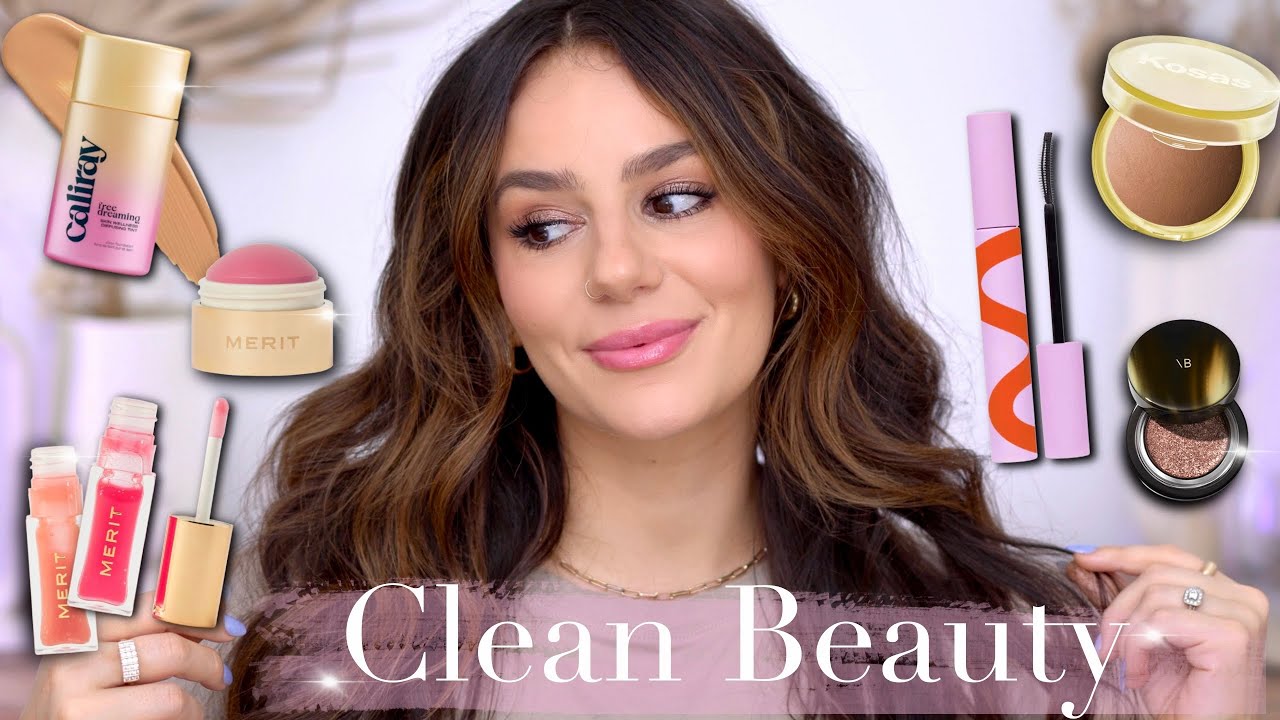 FULL FACE CLEAN BEAUTY: Merit Beauty, Tower28, Victoria Beckham, Kosas, Caliray || Tania B Wells