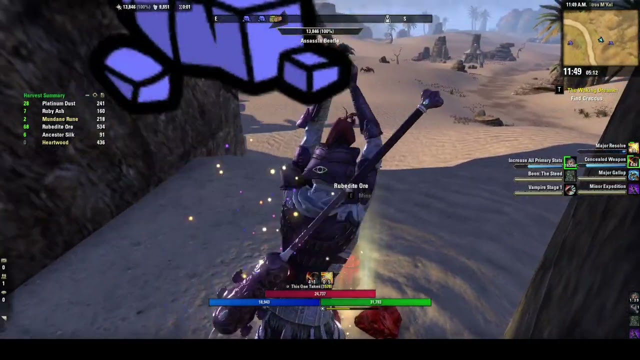 ESO Ore Farming Route- Quick and Easy Platinum