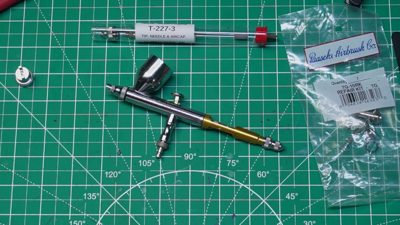 Rebuilding a Paasche Talon TG Airbrush and installing a Fan Head